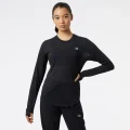 New Balance Women's Accelerate Long Sleeve Top Black - Size XL