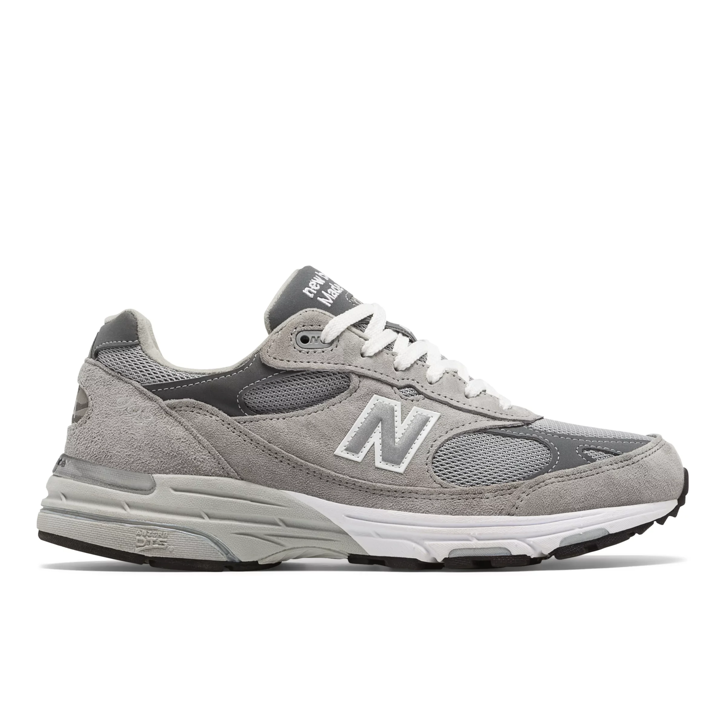 New Balance Men's Made in USA 993 Grey/Grey 006/White - Size 7