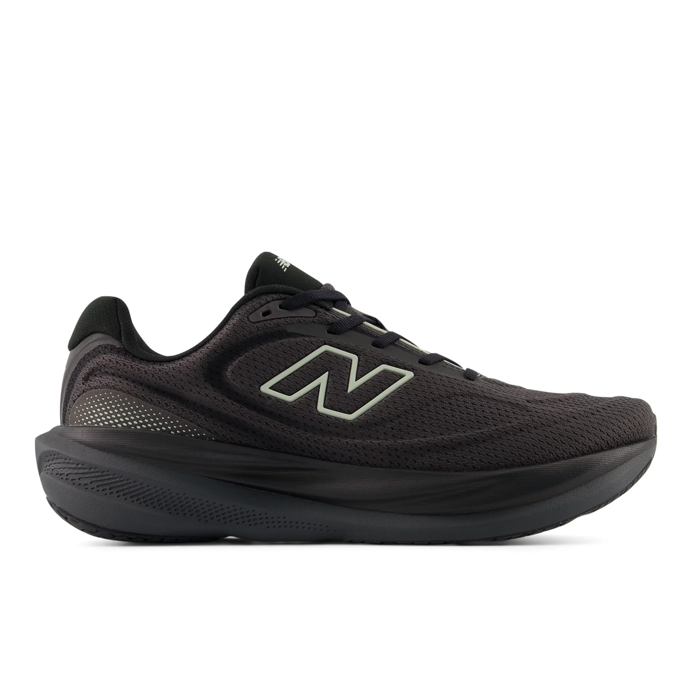 New Balance Men's 1080v15 Black/Faded Black/Olivine - Size 15