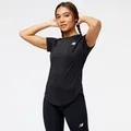New Balance Women's Accelerate Short Sleeve Top Black - Size XS
