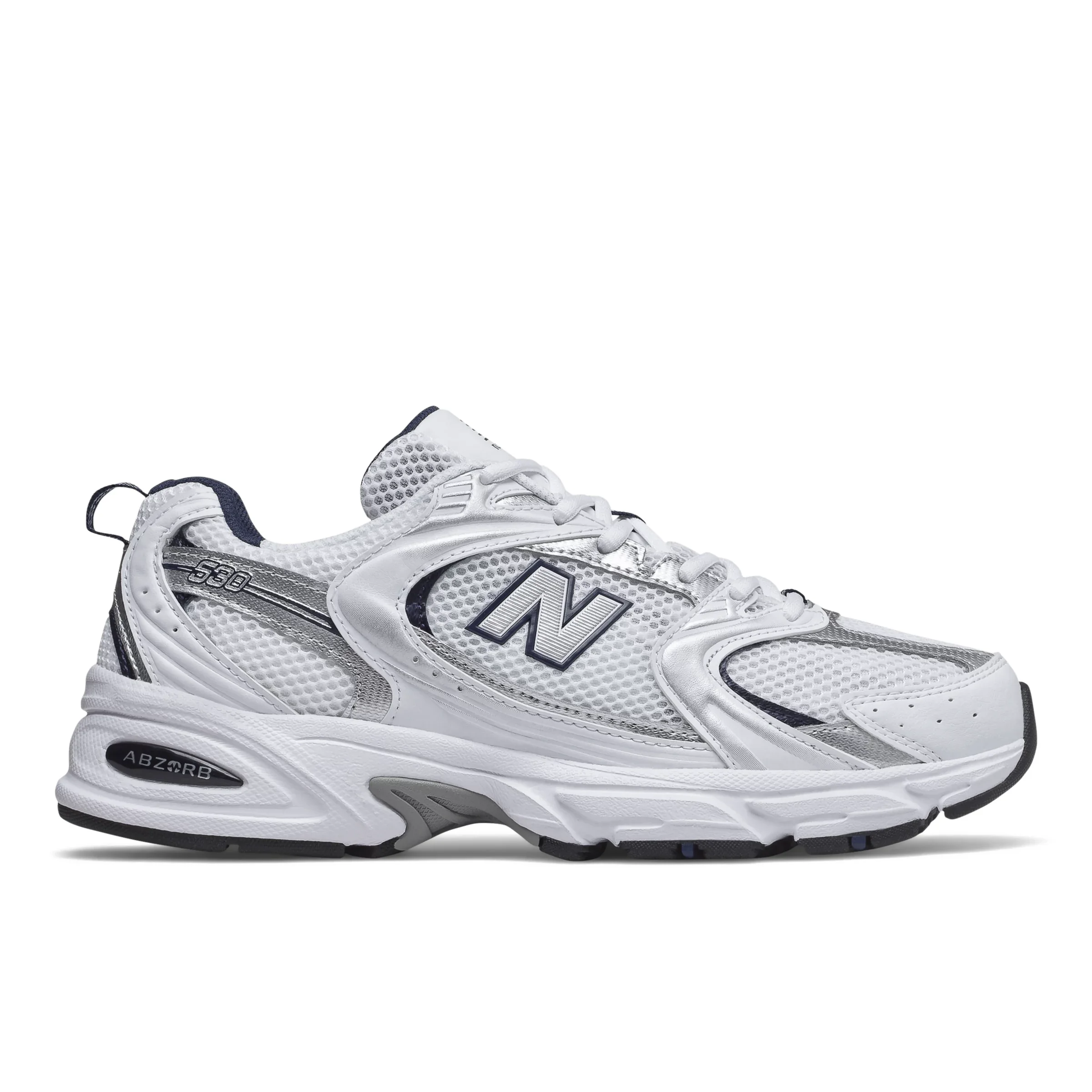 New Balance Unisex Shoes 530 White/Natural Indigo - Size 9.5