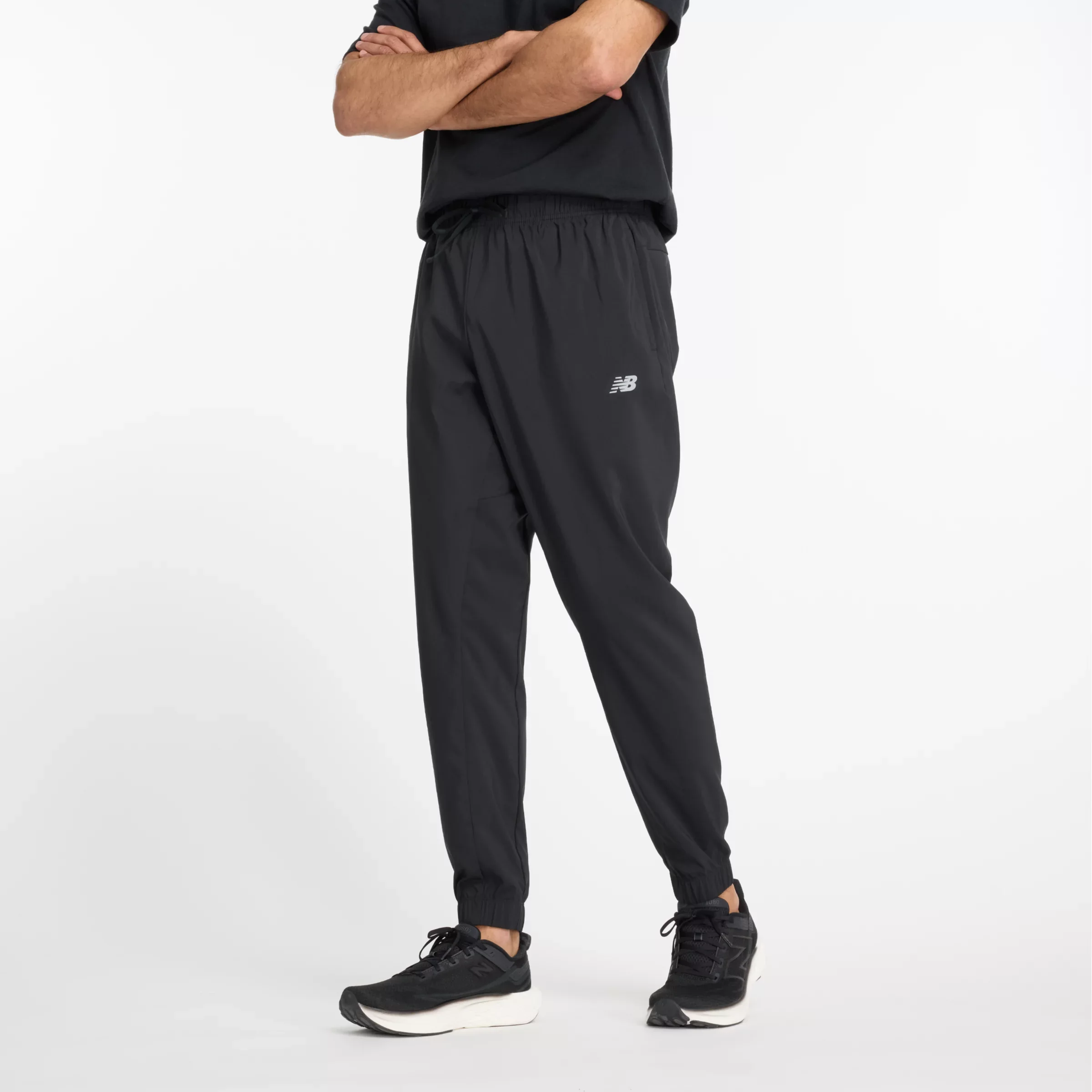 New Balance Men's Sport Essentials Woven Jogger Black - Size S