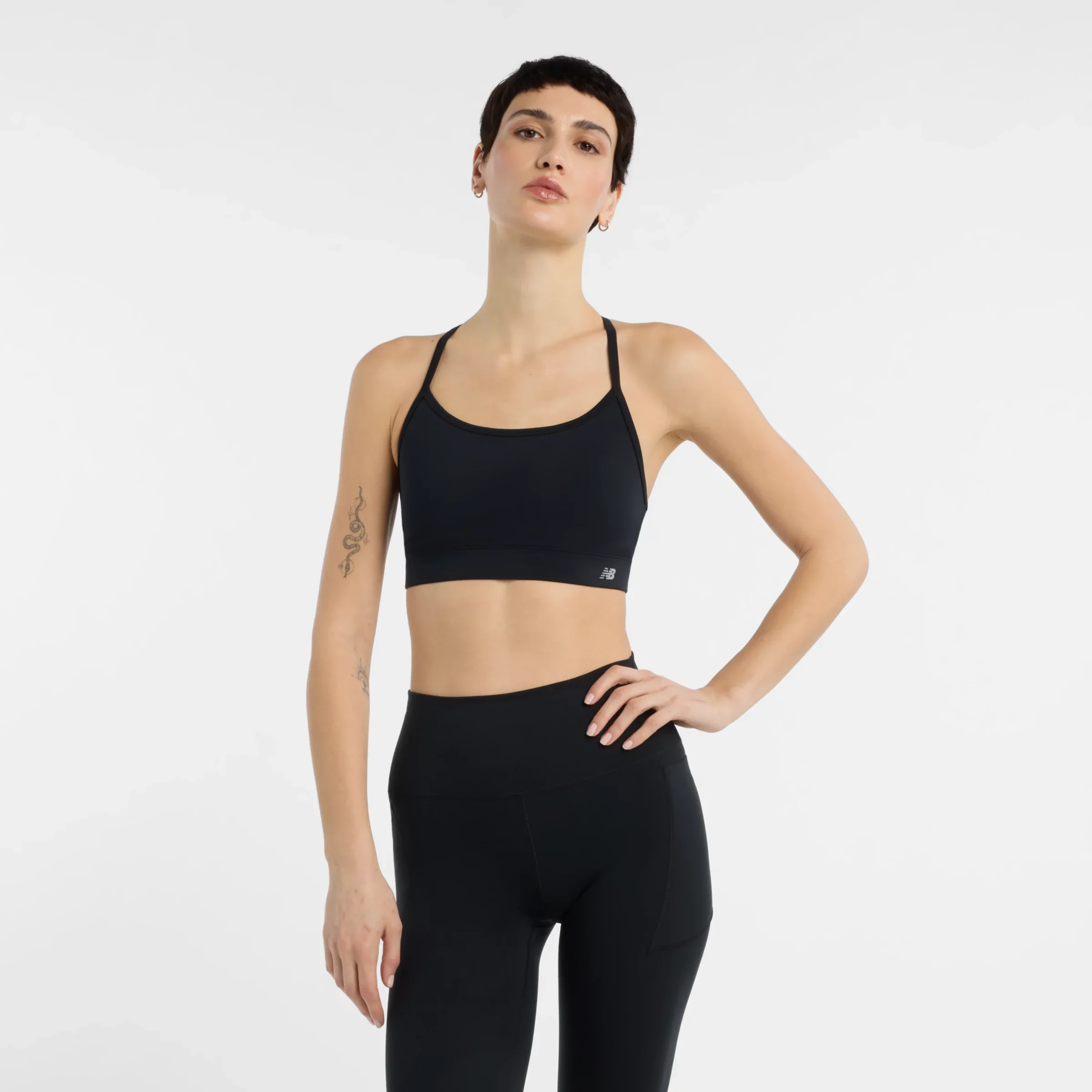 New Balance Women's NB Essential Yoga Bra Black - Size M