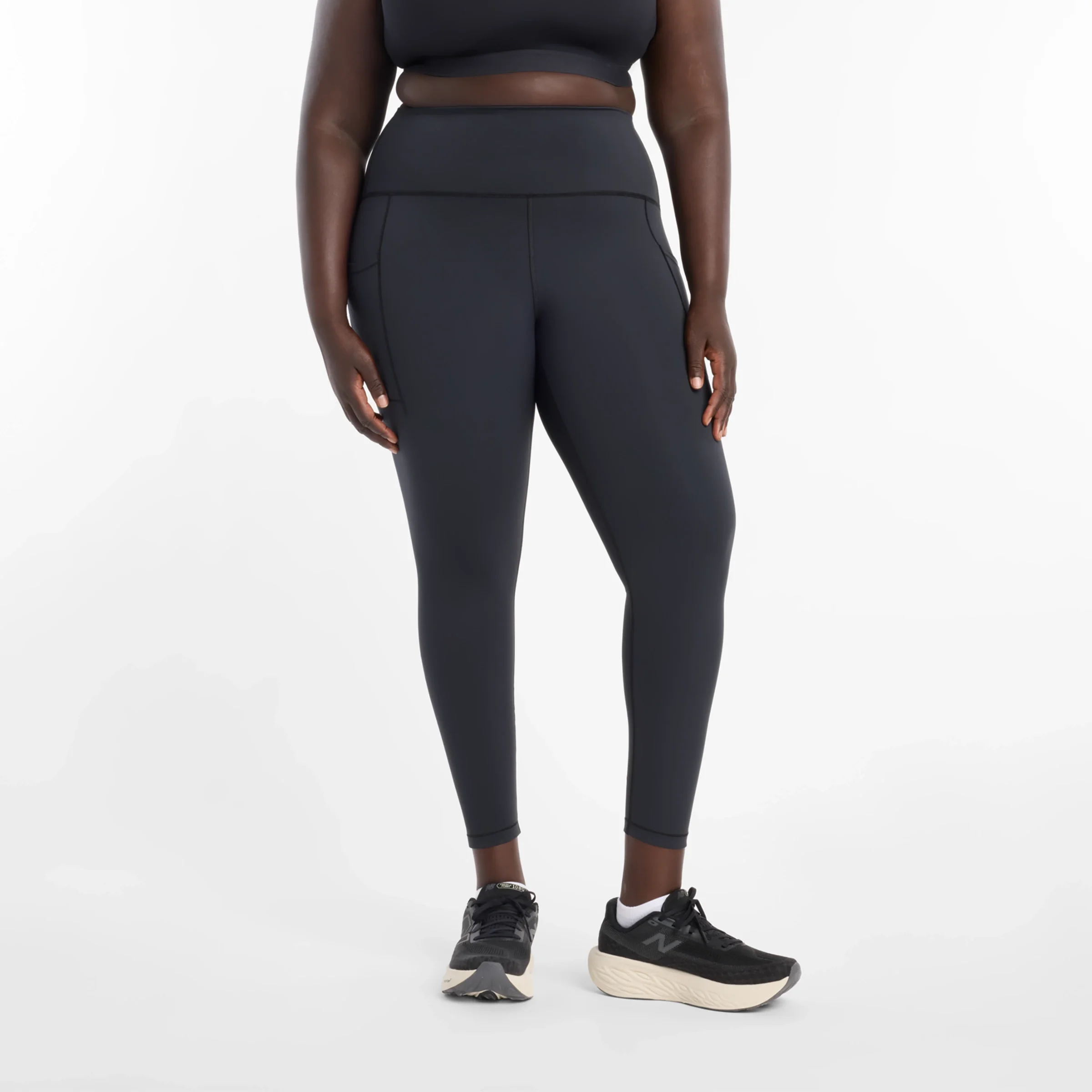 New Balance Women's RC Pocket Legging 25" Black - Size XL