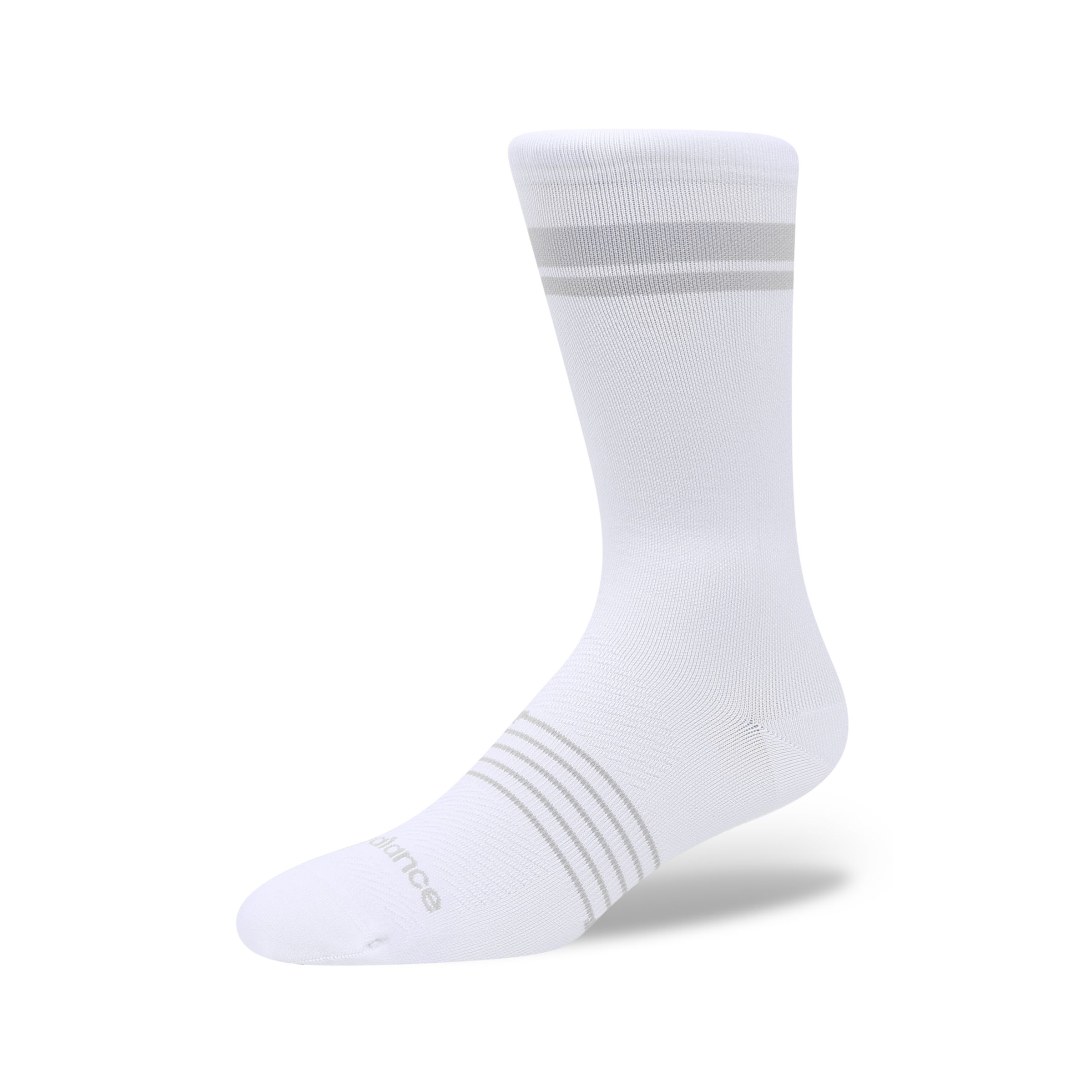 New Balance Unisex Pro Run Crew Socks 1 Pair White - Size S