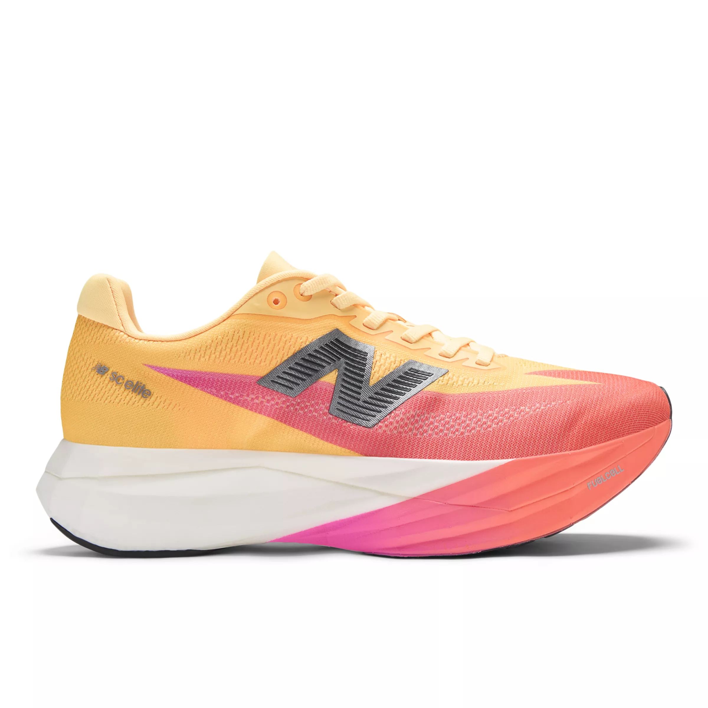 New Balance Women's FuelCell SuperComp Elitev5 Tangerine Heat/White Peach/Pink Heat - Size 10