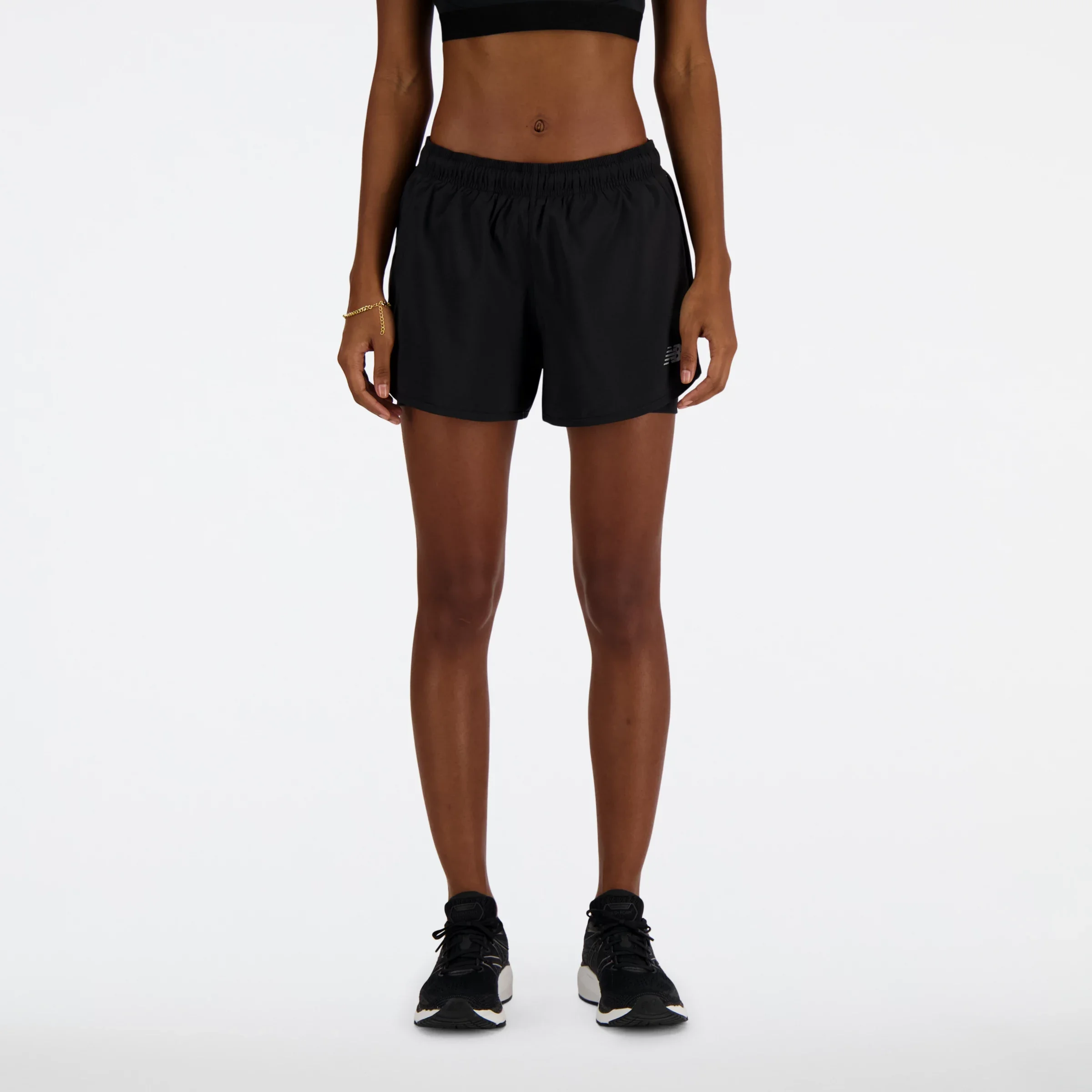 New Balance Women's Sport Essential 2-in-1 Short 3" Black - Size 2XL