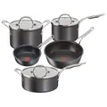 Jamie Oliver by Tefal Cooks Classic Non-Stick Induction Hard Anodised 5pc Cookware Set