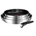Tefal Ingenio Emotion Non-stick Stainless Steel Induction 4-piece Frypan Set