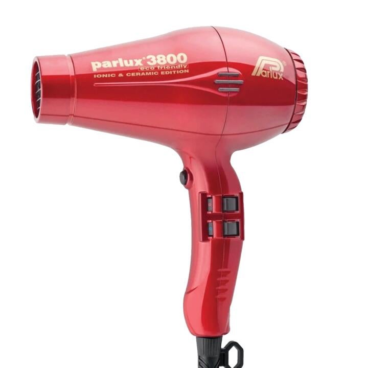 Parlux 3800 Ionic and Ceramic Hair Dryer - Red