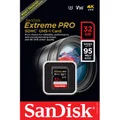 Sandisk Extreme Pro 32gb SD 100mb/s Memory Card