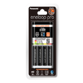 Panasonic Eneloop Pro Quick Charger with 4 AA Batteries