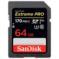 Sandisk Extreme Pro 64GB 170m/bs SDXC Memory Card