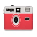 Ilford Sprite 35-II Silver & Red Camera