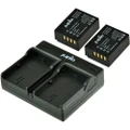 Jupio Fuji NP-W126S 2 Battery + USB Charger Kit