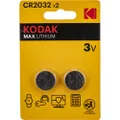 Kodak CR2032 Lithium Battery 2 Pack