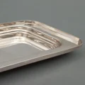 San Lorenzo solid silver tray & goblet set - Metallic