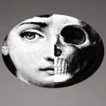 Fornasetti Skull dish - Grey