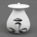 Fornasetti printed vase - White