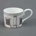 Fornasetti house mug - Grey