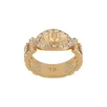 Versace La Medusa crystal-embellished ring - Gold