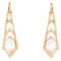 Stephen Webster Crystal Haze long diamond earrings - Metallic