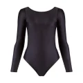Brigitte open back bodysuit - Black
