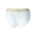 Versace 'Greca' waistband briefs - White