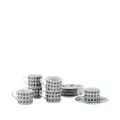 Fornasetti Archi coffee cup set - White