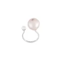 Delfina Delettrez 'Pearl piercing' diamond ring - Metallic