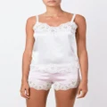 Dolce & Gabbana lace trim camisole - White