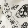 Alexander McQueen Chiffon Skull Scarf - Neutrals