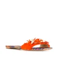 Casadei fringed strap daytime sandals - Multicolour