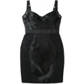 Dolce & Gabbana floral-lace corset dress - Black