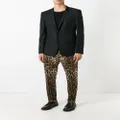 Dolce & Gabbana leopard-print straight-leg trousers - Brown