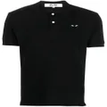 Comme Des Garçons Play embroidered logo polo shirt - Black