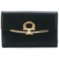 Ferragamo fold-over clasp purse - Black