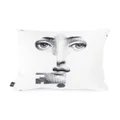 Fornasetti Chiave e Serratura graphic-print cushion - White