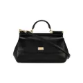 Dolce & Gabbana medium Sicily iguana-print top-handle bag - Black