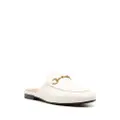 Gucci Princetown leather mules - White