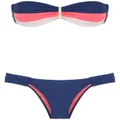 Brigitte bandeau bikini set - Blue