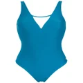 Brigitte panelled swimsuit - Blue