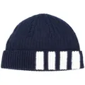 Thom Browne cashmere ribbed-knit beanie - Blue