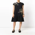 Ioana Ciolacu T-shirt drop waist dress - Black