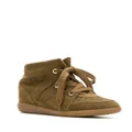 ISABEL MARANT lace-up sneakers - Brown