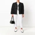 Comme Des Garçons Pre-Owned lace panel jacket - Black
