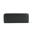 Thom Browne grosgrain-tab leather continental wallet - Black