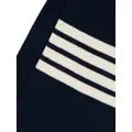 Thom Browne 4-Bar stripe cashmere scarf - Blue