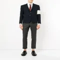 Thom Browne Low Rise Skinny Side Tab Trouser In Super 120’s Twill - Grey