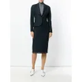 Christian Dior Pre-Owned 2000s braided detail skirt suit - Blue